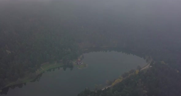 Foggy day Bolu Gölcük Lake - Gölcük National Park 8 alt