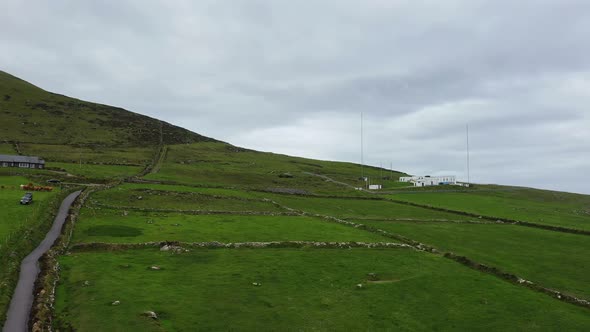 Beautiful Aerial View of Valentia Island. Locations Worth Visiting on the Wild Atlantic Way. Scenic