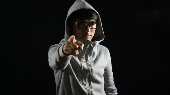 Hacker Pointing His Finger alt