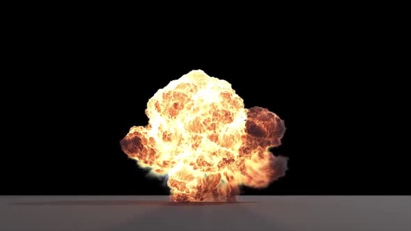 3 D Rotation Explosions   Blasts. Explosion Spark And Particles