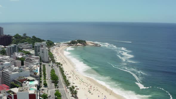 Aerial View of Rio De Janeiro Beach alt