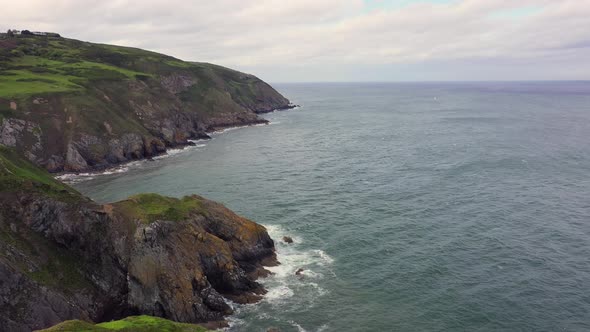 Aerial View of Cliffs, Howth North Dublin