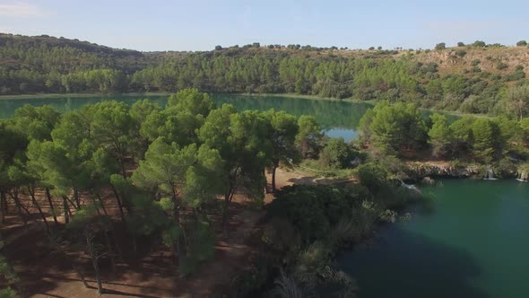 Aerial View of Waterfall Lake Forest