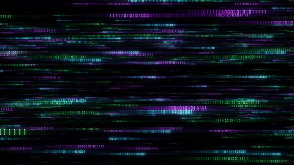 High-Speed Fiber data transfer 5G 4G bits internet  AI network technology information color matrix alt