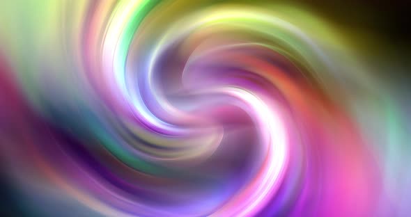 Abstract colorful twirl animation. Multicolor liquid background.
