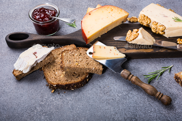 Various types of cheese - Stock Photo - Images