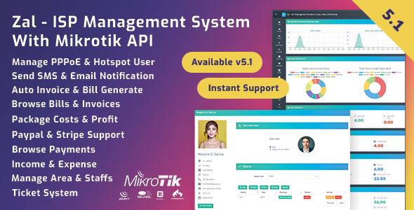 Zal - ISP Management System With Mikrotik API - CodeCanyon Item for Sale