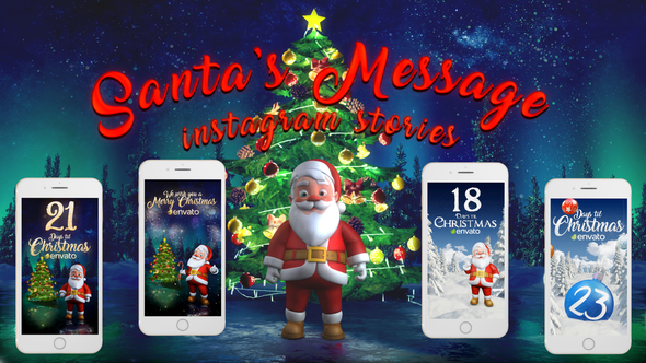Santa Message Instagram - VideoHive 23006006