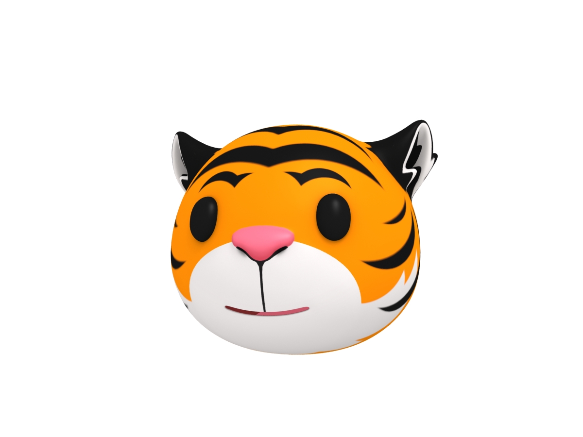 Tiger Head by BariaCG | 3DOcean