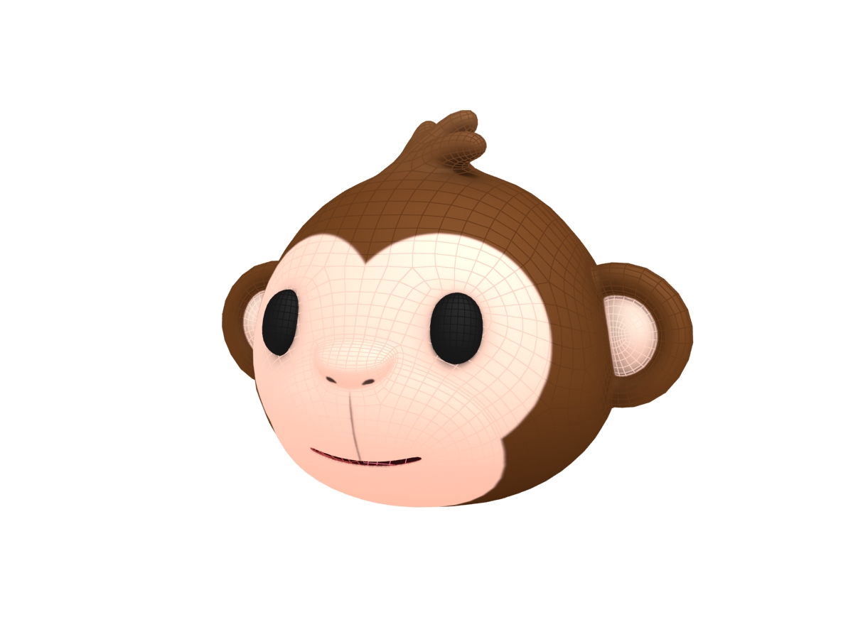 Monkey Head by BariaCG | 3DOcean
