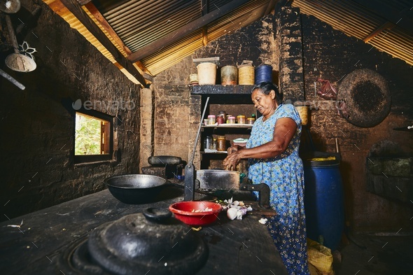 Old home kitchen in Sri Lanka Stock Photo by Chalabala | PhotoDune