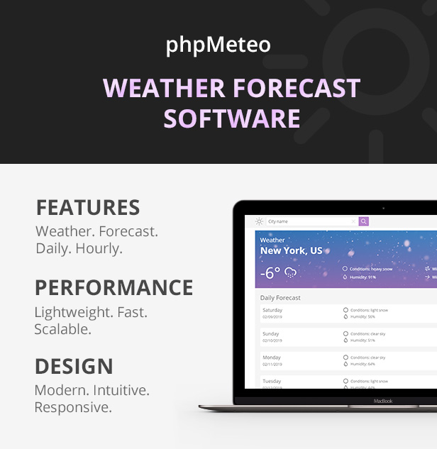 phpMeteo - Weather Forecast Platform - 3