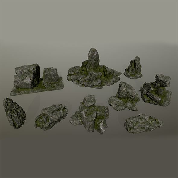 rocks 3 - 3Docean 23285850