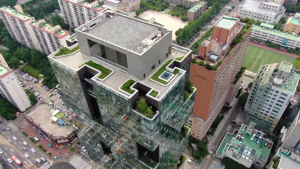 City Building Aerial View