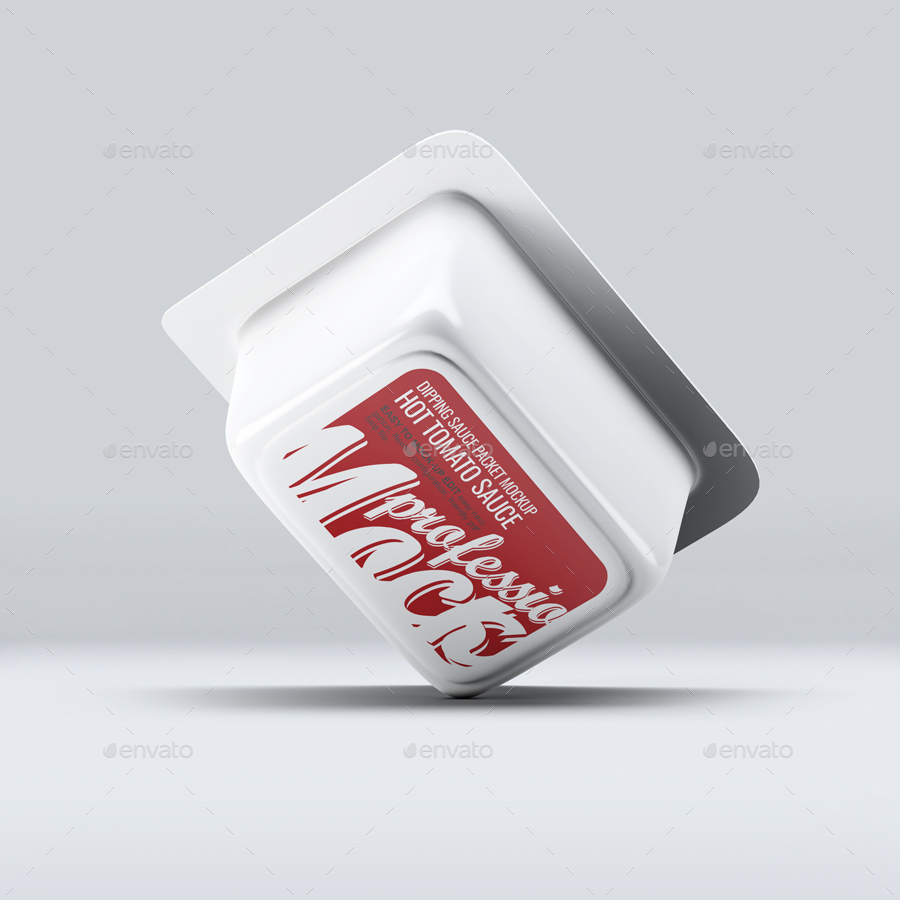 Glossy Dipping Sauce Mockup - Free Download Images High Quality PNG, JPG