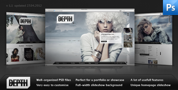 Depth - ThemeForest 830373