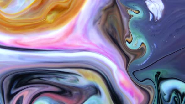 Abstract Colorful Fluid Paint Background 34