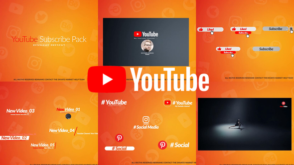 YouTube Subscribe Pack - VideoHive 23294966