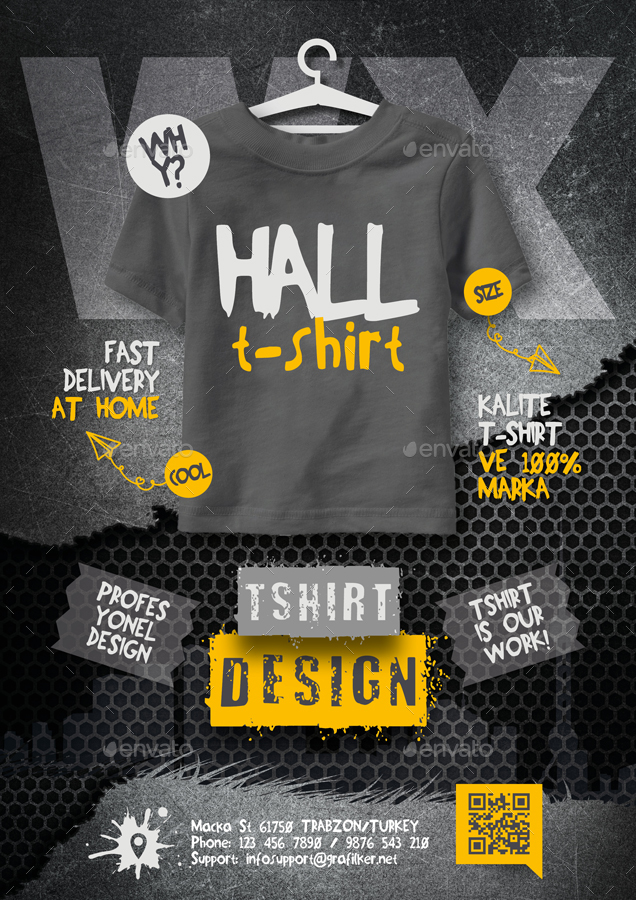 Editable T Shirt Design Template