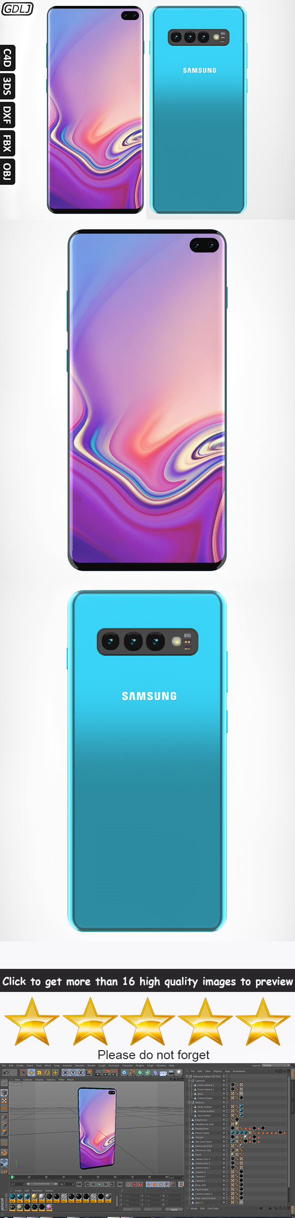 Samsung Galaxy S10 - 3Docean 23302847