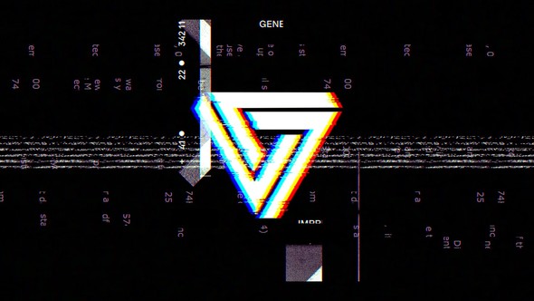 VHS Glitch Logo - VideoHive 23306623