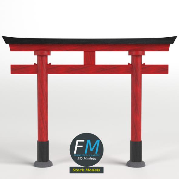 Japanese Torii gate - 3DOcean Item for Sale