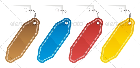 Set of color labels - Decorative Symbols Decorative