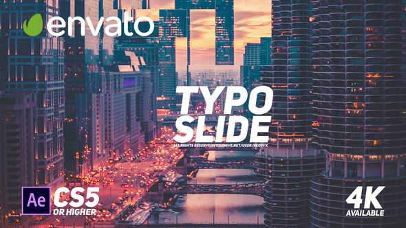 Rhythmic Typo Slide - VideoHive 23310567