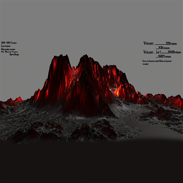 lava mountain - 3Docean 23310812