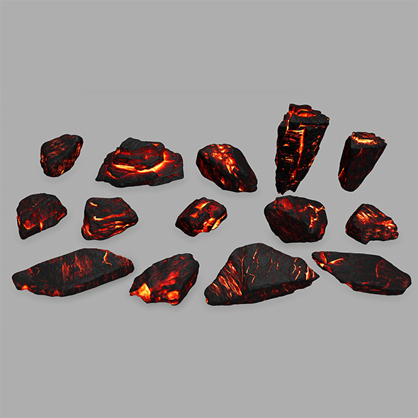 lava rocks - 3Docean 23311088