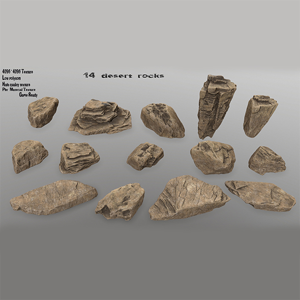 desert rocks - 3Docean 23311175