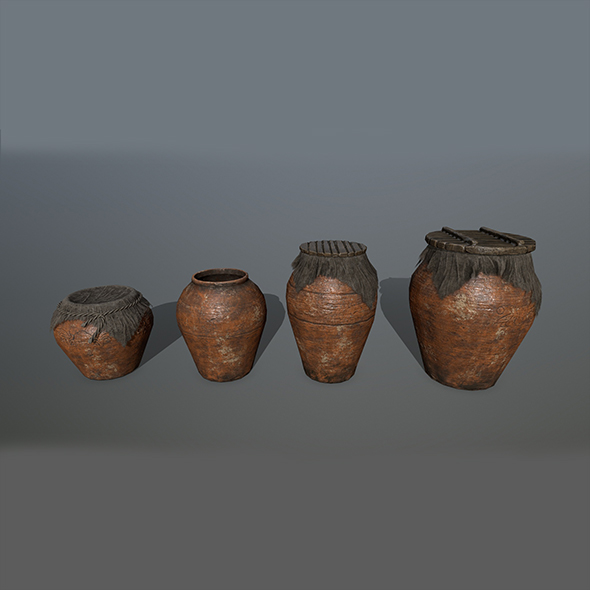 vase set 3 - 3Docean 23311336