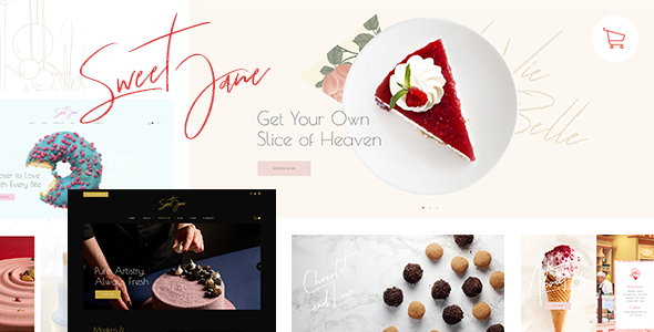 Sweet Jane – Delightful Cake Shop Theme