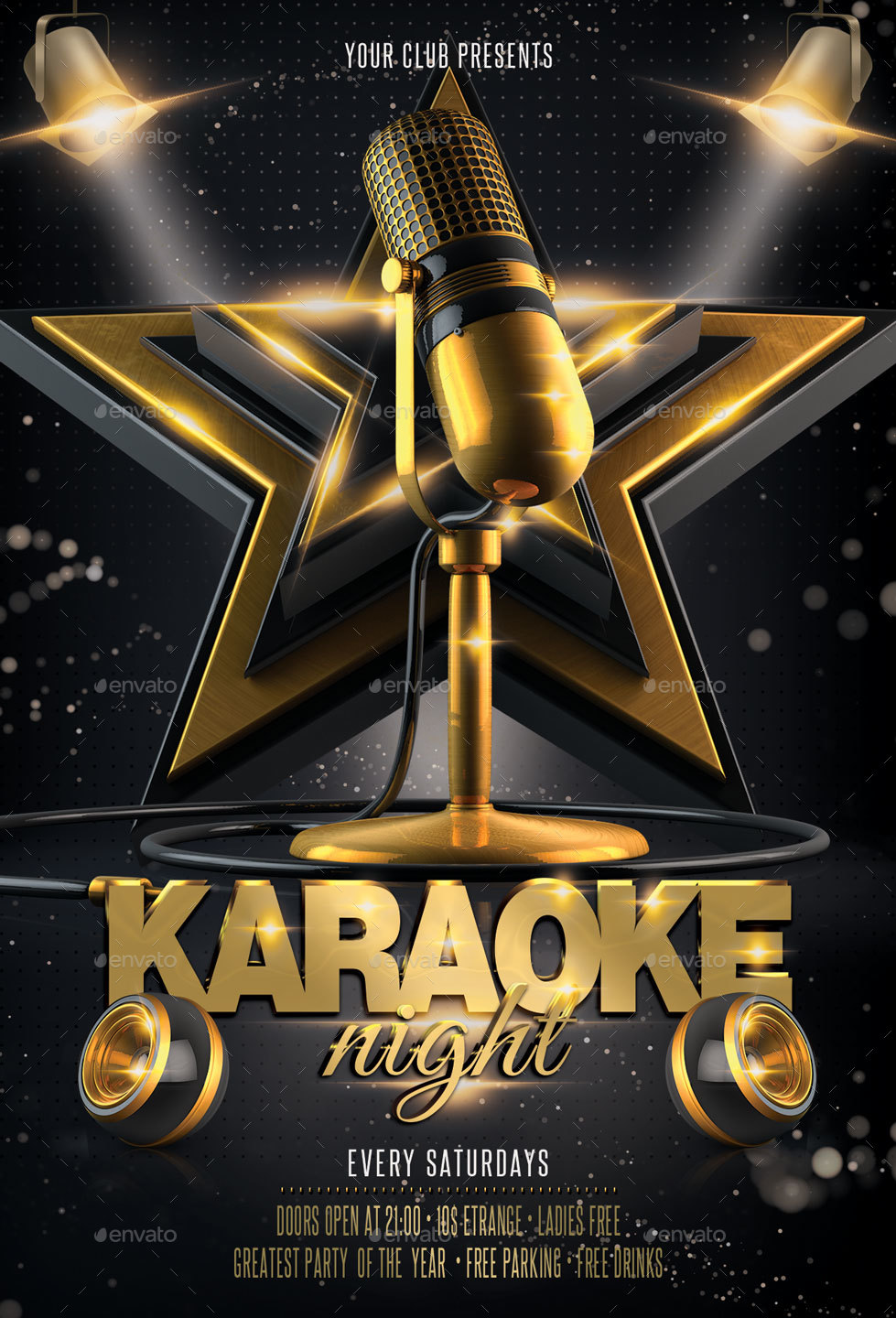 Karaoke Flyer, Print Templates | GraphicRiver