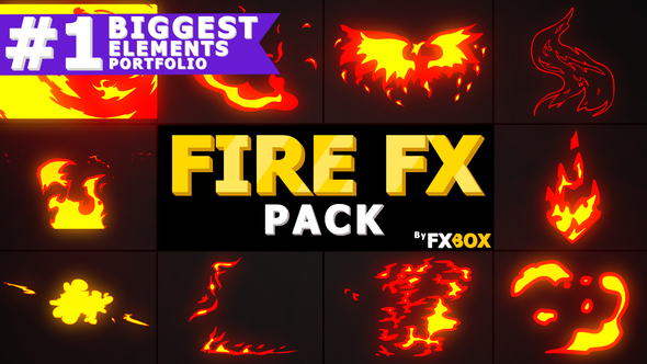 2D FX Fire - VideoHive 23313410