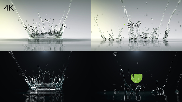 Water Drop Splash - VideoHive 23131974