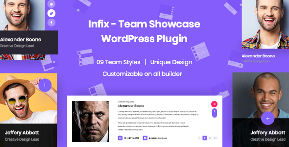 InfixTeam - Team Showcase WordPress Plugin