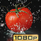 Water Splashing Tomato - VideoHive Item for Sale
