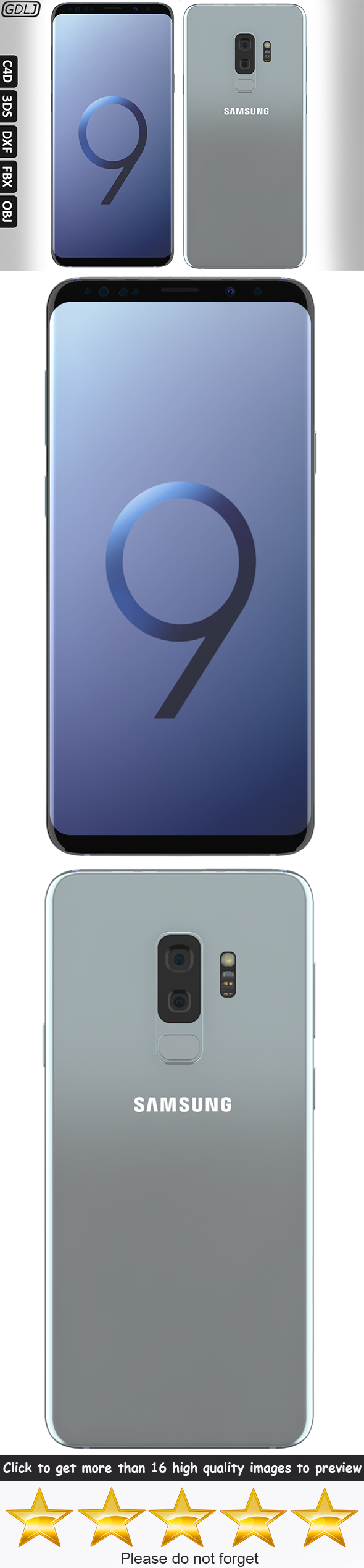 Samsung Galaxy S9 - 3Docean 23325211
