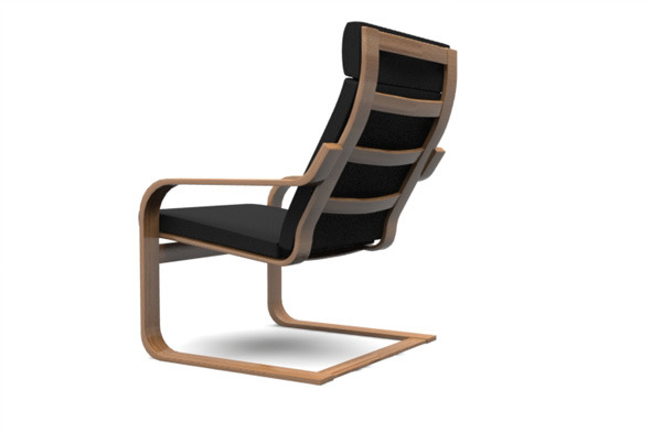 Ikea POANG Chair - 3Docean 2255997