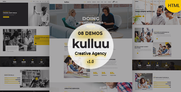 Marvelous Kulluu - Creative Agency Responsive HTML Template