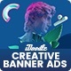 Creative Startup Agency Banners HTML5 Ad D62 - GWD PSD
