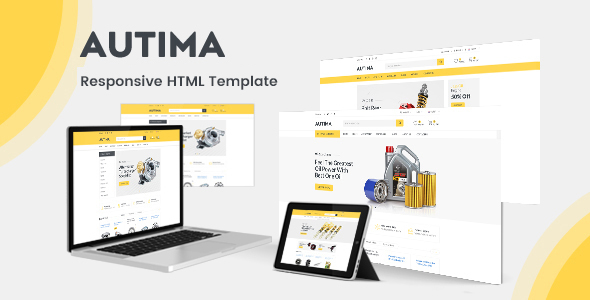 Marvelous Autima - Car Accessories Shop HTML Template
