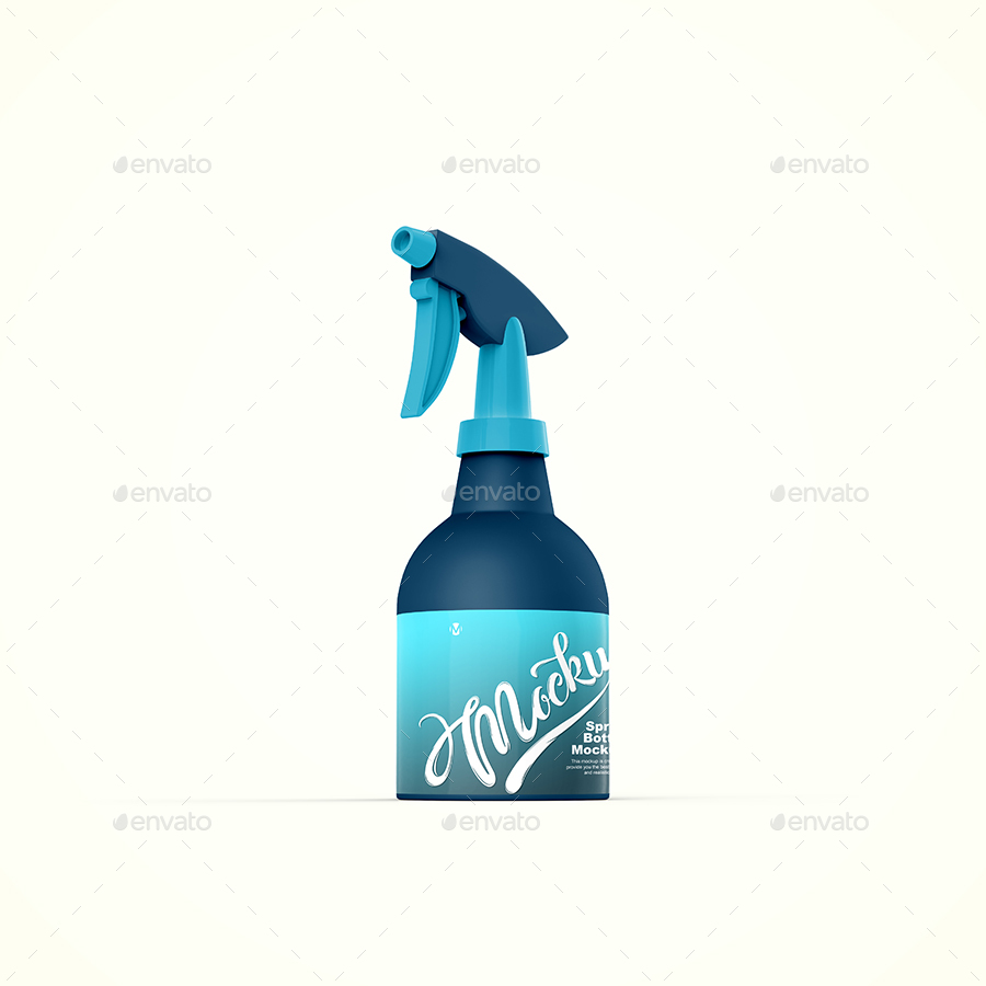 Download Plastic Spray Bottle Mockup By Graphicdesigno Graphicriver