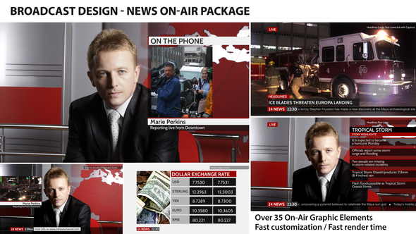 Broadcast Design - News On-Air Package