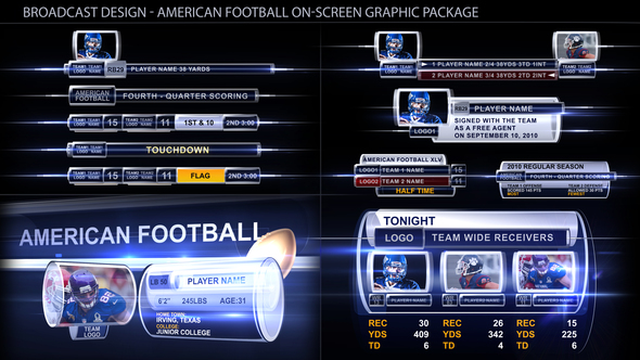 Broadcast Design - Sport on-screen graphic package