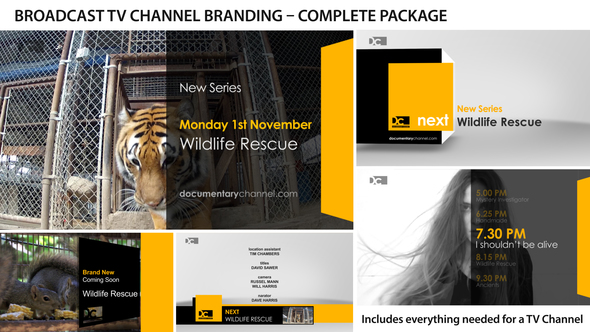 Broadcast Design - TV Channel Branding 1