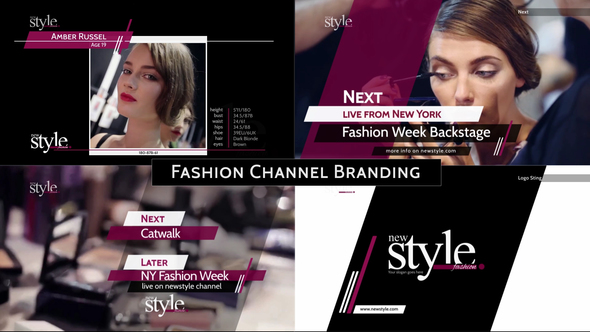Broadcast Design - Fashion TV Channel Package