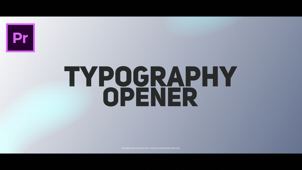 Typography Opener