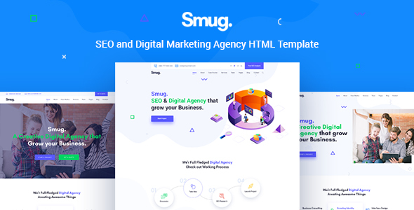 Excellent Smug - SEO and Digital Marketing Agency Template